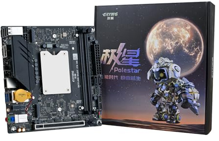 ERYING Combo de placa base Mini ITX CPU - Intel Core i7-13700H con RAM DDR5 - Placa base de alto rendimiento con CPU integrada para juegos y transmisión