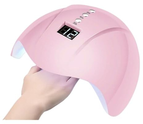 TIEOAXFT Secador de uñas F2 Lámpara LED for uñas, luz Ultravioleta for máquina de Gel for Esmalte de uñas, manicura eléctrica, Gel for Curar Esmalte de uñas, Herramientas for decoración de uñas