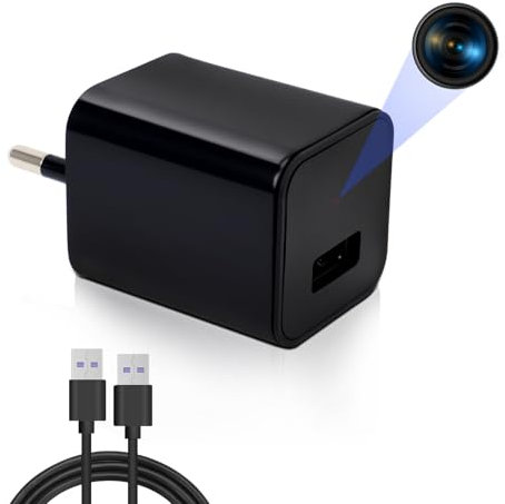 Cámara cargadora, mini cámaras 1080P, grabadora de video con detección de movimiento, cámaras de seguridad para el hogar, la oficina