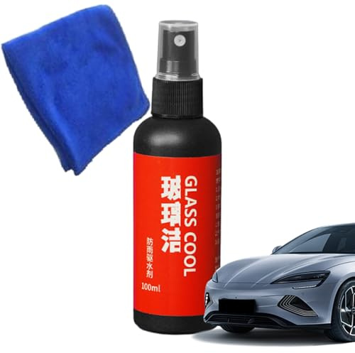 Revêtement hydrofuge pour pare-brise, 100 ml, agent imperméable à l'eau, anti-pluie, nettoyant pour fenêtres de véhicules, lunettes de natation, miroirs pour camions et entretien du pare-brise
