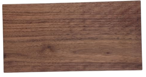 Veemoon Planche en Bois Dur de Noyer Naturel 30x15x1 Cm Panneau Brut pour Découpe et Gravure Matériau Bois Massif pour Étagères, Bricolage et Décoration Intérieure