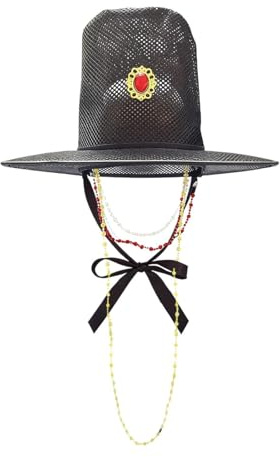 Nishiyuenyi Sombrero Tradicional de Estilo Coreano para Hombres para Fiestas Temáticas, Juegos de rol Y Presentaciones.