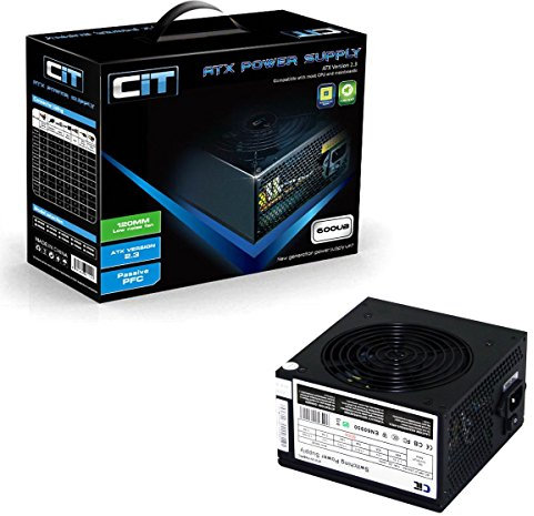 CIT 600w Gold 12CM Silent Atx Power Supply