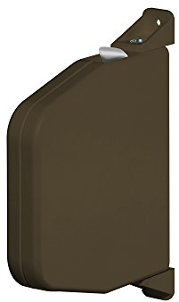 jarolift Avvolgitore Standard per Cinghia Tapparelle di Larghezza 15 mm, Orientabile, Montabile in Superficie a Vite, Senza Cinghia, Marrone