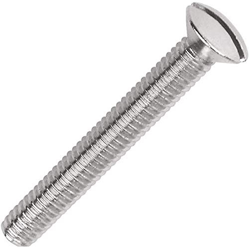 x50 M3.5 x30mm Long Electrical Machine Screws for Light Switch Plug Socket