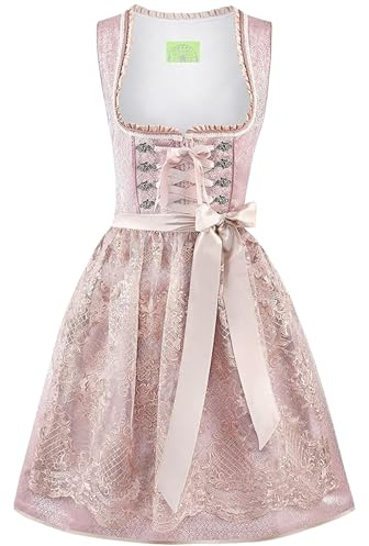 Stockerpoint Damen Dirndl Amena I Größe 30-44 I Bequemes Trachtenkleid mit Schürze & liebevollen Details I Bequem & pflegeleicht I Perfekt für Trachten & Festlichkeiten