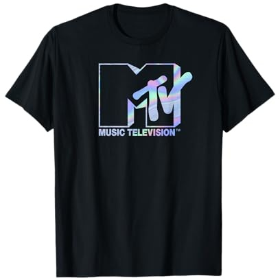 MTV Music Television Hologram Logo T-Shirt