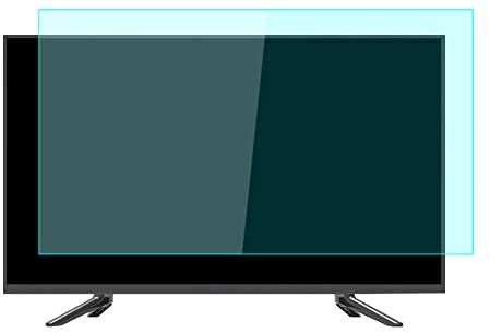 XRRX Anti-Glare Tv-bildschirmschutzfolie - für LCD, LED und QLED HDTV 32-65 Zoll Tv, Filter, Der Uv- Und Blaulicht Von 380 Bis 495 Nm Blockiert, Mattiert Filter Für Blendschutz / 60in 1327x749mm