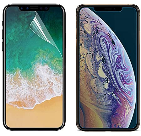 SILCOSTAR Plastic Screen Protector For Apple iPhone 11 Pro/iPhone X/XS (5.8) -Ultra HD Clear LCD Screen Protector Guard Cover - 2 Pack