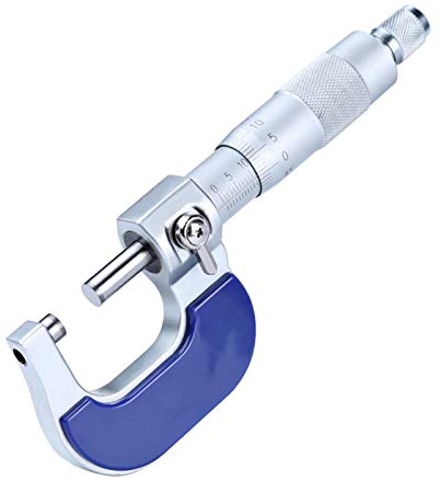 BüGelmessschraube Mikrometer 0-25,4 mm 1 Zoll Reichweite 0,01 mm Durchmesser Wandstärke Messen Hohe Präzisionsmetall Messen 346