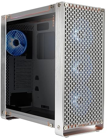 InWin Dubili Full Tower Gaming Chassis (iBuildiShare Series) w/Preinstall ARGB Fan x 4 (Titanium Grey)