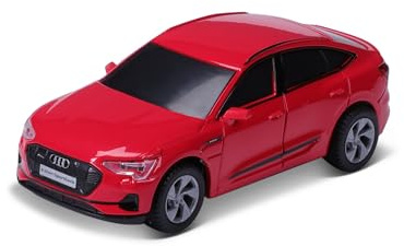 Maisto Tech R/C Audi E-Tron Bluetooth Racer Ferngesteuertes Auto aus Metall ab 6 Jahre App-Steuerung & Licht & Akku Bluetooth 5.0-7 km/h- Auto Smartphonegesteuert, 11cm (582650-3)