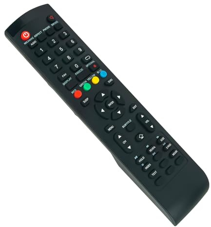 ND40S3000 Telecomando di ricambio -VINABTY-fit per telecomando TV NORDMENDE AKTV433 AKTV3223 AKTV3227H ND40S3000 ND32S3100H ND39S3000H ND32N2200H ND32S3100HSMART