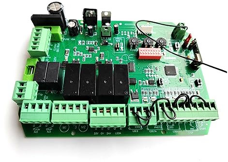Abridor automático de puerta corredera Placa base de la tarjeta de circuito del controlador del motor del abridor de puerta batiente for uso exclusivo del motor de 24 VCC para puerta corredera (Color