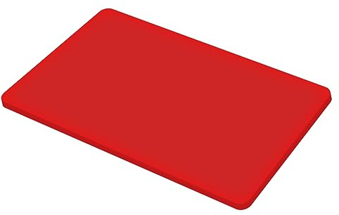 Hygienic Coloured Chopping Board for Kitchen - Lightweight, Easy to Handle Plastic, Extra Thick Non-Stick Cutting Surface