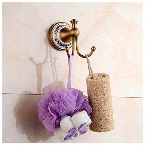 Antike Bronze Badezimmer Hardware Sets mit Handtuchregal, Handtuchhalter, Toilettenpapierhalter und Keramik Bademantelhaken Vintage Badezimmer Accessoires Kollektion