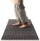 HOMELEVEL Alfombra Cocina Lavable Antideslizante - Alfombras Cocina 100% Algodón Natural - Alfombras de Cocina 180 x 60 cm - Tapete Cocina - Alfombra de Cocina Negra