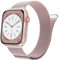 GANYUU Per Apple Watch serie 9, Ultra 2, SE, Ultra 8 7 6 5 4 3 2 1 38mm 40mm 41mm 42mm 44mm 45mm 49mm per donna e uomo, sostituzione chiusura magnetica con anello in rete in acciaio inossidabile(C,41/