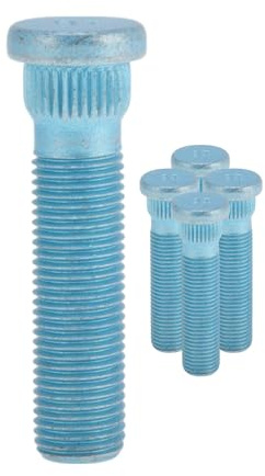 RATCHROLL Ensemble De 5 Goujons De Roue pour Dodge pour Ram 1500 11-25 | Acier Allié, Bleu Clair, OE 6509858AA, Avant/Arrière, Tête Hexagonale, Filetage Droit, Type Boulon De Goujon