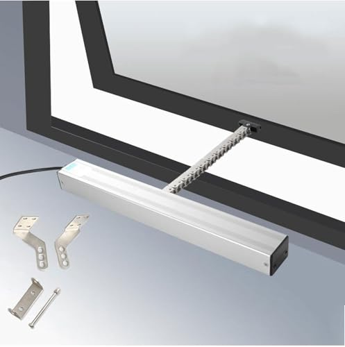 Attuatore Elettrico Apricristalli 24v, Corsa 300mm -800mm, Apricristalli Automatici A Catena per Finestre A Battente Lucernari Sfiato sul Tetto, 24v Only Motor, 700mm