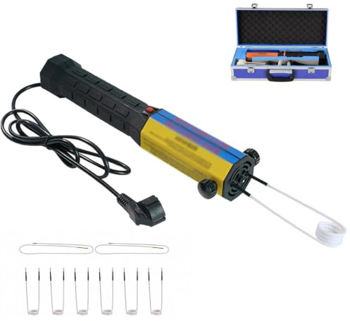 Kit riscaldatore a induzione magnetica, strumento di riscaldamento elettromagnetico portatile da 1000 W, adatto per viti, dadi delle ruote, ingranaggi e cuscinetti arrugginiti e bloccati.