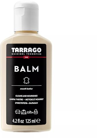 Tarrago | Lederpflege-Balsam 125 ml | Reinigungs und Pflegecreme für Leder Lack und Reptilleder für Schuhe Taschen Sofas Lederwaren und Lederaccessoires