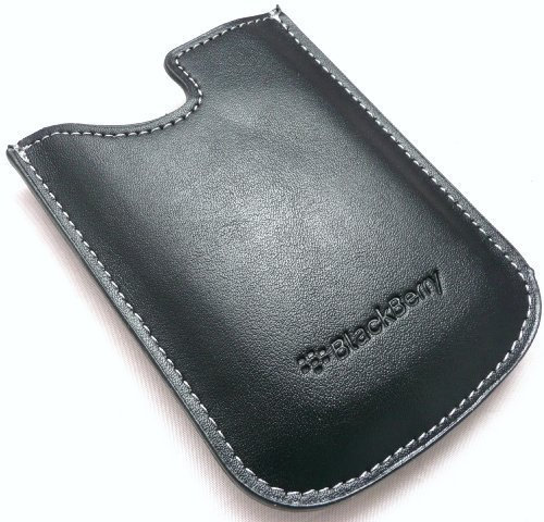 Genuine BlackBerry Leather Pocket Case Pouch Bulk Pack Suitable For BlackBerry 8300, 8310, 8320, 8520 Curve, 8900 Curve, 9300 Curve 3G, 9330, 9700 Bold, 9780 Bold, 9800 Torch, 9650 Bold, 9500 Storm, 9530 Storm, 9520 Storm2, 9550 Storm2, 9630
