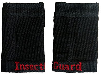InsectGuard Insect Repellent Treated Leg Gaiters Or Sleeve Cuffs Includes 1 Pair Of Long Leg Gaiters Or Sleeve Cuffs 4 Inch Black