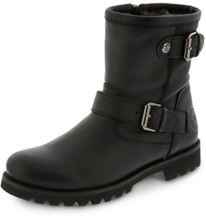 Panama Jack Dam Felina Igloo B18 Biker-Stövlar, Svart, 39 EU