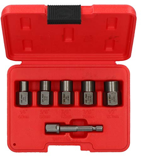 6pc 3/8 Bolt Extractor Radsperre Klemmkeilentferner Set 6mm bohren - 12.7mm