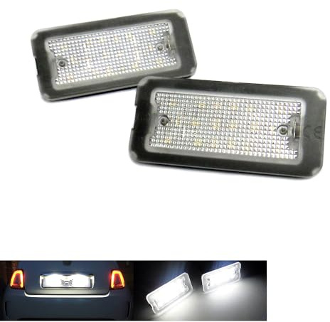 RZG 2x LED Kennzeichenbeleuchtung weiß Canbus für 2007 bis 500 500C 595 Typ 312
