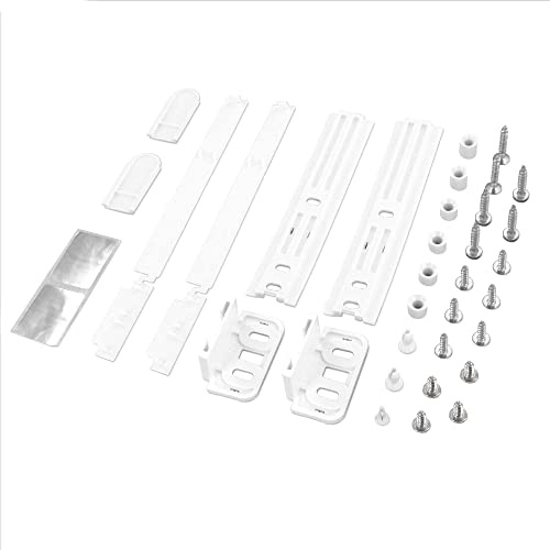 DL-pro Kit de changement de porte Whirlpool Bauknecht Ignis - Kit de guidage - Pièces de charnière pour réfrigérateur - Combiné