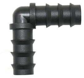 YZ-LIANG 16mm 20mm 25mm Pe Pipe Barb Anschlüsse Tee Ellenbogen Reparatur Endstecker 1/2 3/4 Gartenwasser tropft Bewässerungsrohrverbinder Fugen 4pc (Color : Silver)