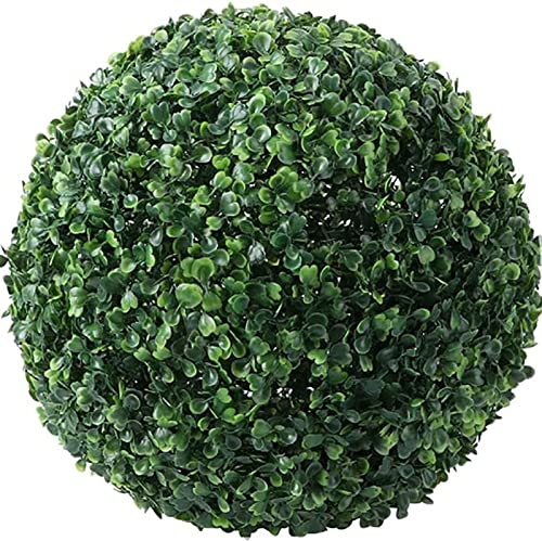 Gruytoie Künstliche Formschnitt-Bal, künstliche Buchsbaum-Pflanzen-Dekorationskugeln für Garten, drinnen, draußen, Zuhause, Hochzeit, Geburtstag, Party-Dekoration (58cm)