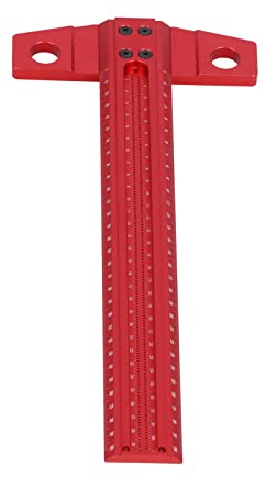 T Typ Viereckiges Lineal Architektenlineal Viereckiges Zeichenlineal Rechtwinkliges Reißnadel-Aluminium-Streichmaß für Glas-Holzbearbeitung (300 mm)