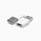 Skynotek – Pack 2 adaptadores Micro USB Tipo B a USB A | Carga rápida y sincronización de Datos | Convertidor Compatible con Cargador Tipo A, multipuertos USB, Ordenador, televisor, Coche | Blanco