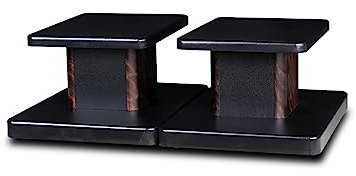 Ddasam Soporte para Altavoz（15cm） Estantería De Suelo Envolvente Altavoz De Madera Profesional Audio Vertical Pies para Altavoces Speaker Stand Madera