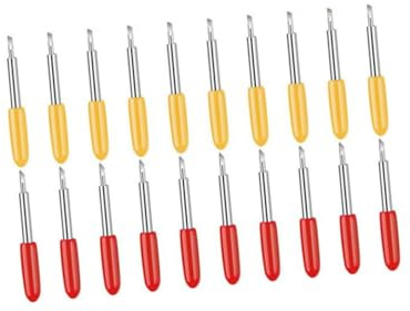 EXCEART 50stücke Teiliges Von Schriftenklingen Für Schneideplotter Robuste Präzise Klingen Aus Wolframstahl Kompatibel Mit Meisten Schneidemaschinen