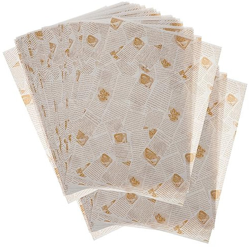 Alipis 100feuilles Papier Sulfurisé Pour Tapis De Cuisson Résistant à Huile Et Anti-graisse Comme Papier Cuisson Pour Emballage Snacks