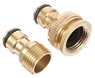 WEKADRIN 1set Portable Dishwasher Faucet Adapter Male Quick Connector for Garden Hose to Sink Faucet Hose Connector for Washing Machine Hand Shower Use