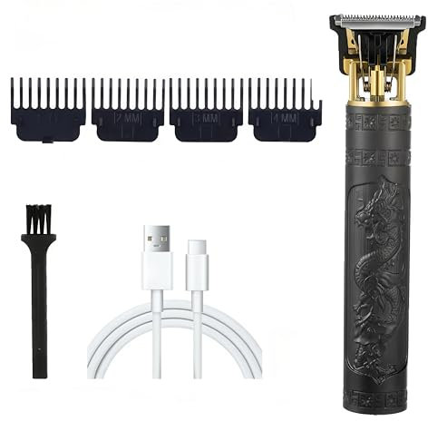 maquina de afeitar para hombre vintage t9,tambien sirve para recortar barba y rasurar barba y cabeza, ideal para usar en todo el cuerpo, tambien para regalo del dia del padre.