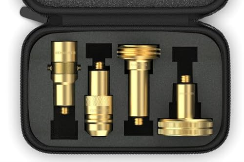 campcooga Adapter-Sets LPG W21,8L / M10x1,5 lang / M16 lang / W21,8x1/14 Autogasadapter Tankadapter Gasflasche befüllen Tankflasche inkl. Etui Acme, Bajonett, Dish, Euronozzle (M10x1,5 / lang)