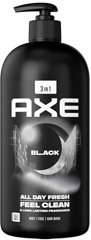 Axe Duschgel svart pumpdispenser 900 ml