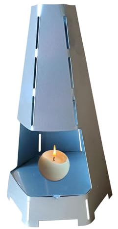 Teelicht-Kerzenheizer – Winddichter Teelichtwärmer, Dekorative Mehrzweck-Heizung, Kaminzubehör Für Drinnen Und Draußen, Höhenverstellbares Design, Stilvoller Desktop-Garten | Vielseitige Heimdekoratio