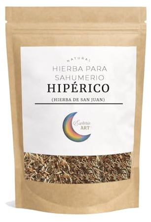 Hipérico Hierba Seca para Sahumerio Ritual, Hierba de San Juan Natural, No Comestible, Uso Ceremonial (40 gramos)