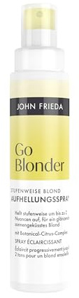 John Frieda Go Blonder Aufhellungsspray – Inhalt: 100ml – Haartyp: natürlich blondes und blond gefärbtes Haar, Highlights und Lowlights