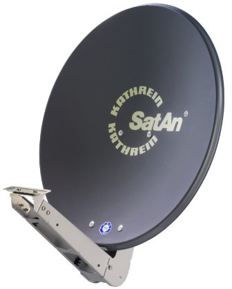 Kathrein CAS 60 Offset-Parabolantenne (Satelliten-Antenne, multifeedfähig) graphit