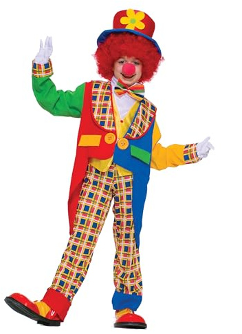 Rubies Clown On The Town Costume for Kids, Unisex Small