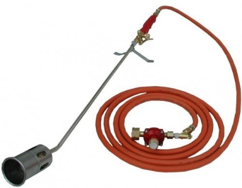 Exact Hamburg Profi 160 Aufschweiß- und Abflammgerät, Blasbrenner, Silber, Gummi, 5m Schlauch, 102.96 kW/h, 4bar konstant, Schlauchbruchsicherung