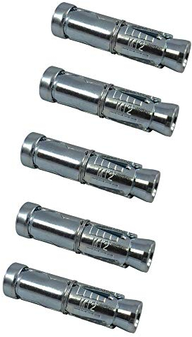 Märkische Diamantwerkzeuge M12 Befestigungsdübel Mauerwerk 5 Stück, Eisen, M 12 Innengewinde